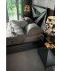 Dormitorio de diseño en negro y plata DOR 18