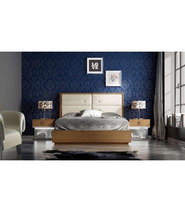 Dormitorio contemporáneo con luz DOR 39
