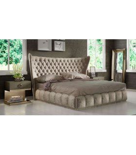 Dormitorio moderno con cama tapizada DOR 42