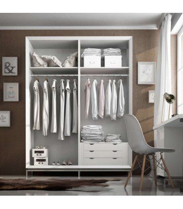 Armario contemporáneo blanco DOR 50