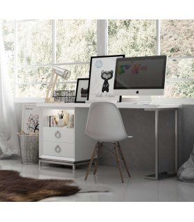Escritorio contemporáneo blanco DOR 50