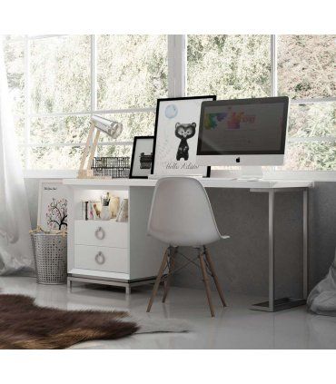 Escritorio contemporáneo blanco DOR 50