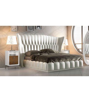 Dormitorio tapizado blanco DOR 50