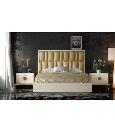 Dormitorio de diseño tapizado DOR 53 en Ámbar Muebles