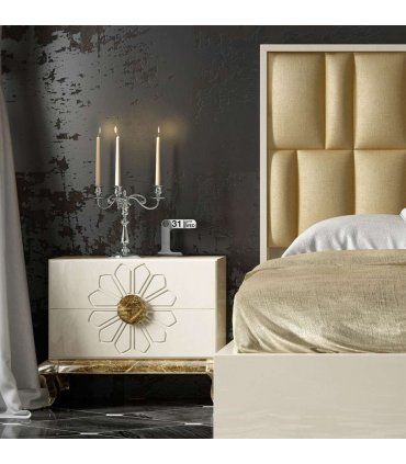 Dormitorio de diseño tapizado DOR 53 en Ámbar Muebles