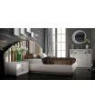 Dormitorio de diseño con cama tapizada DOR 67