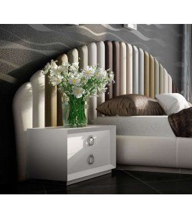 Dormitorio de diseño con cama tapizada DOR 67