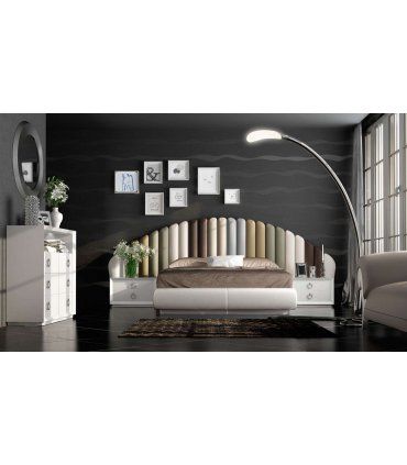 Dormitorio de diseño con cama tapizada DOR 67