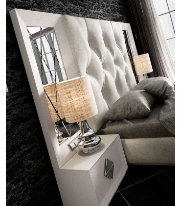 Dormitorio moderno blanco DOR 71 en Ámbar Muebles