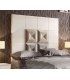 Dormitorio blanco contemporáneo DOR 73 en Ámbar Muebles
