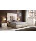 Dormitorio blanco contemporáneo DOR 73 en Ámbar Muebles