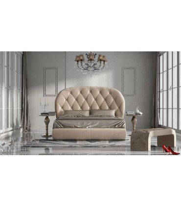 Dormitorio contemporáneo con cama velvet DOR 77