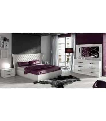 Dormitorio de diseño blanco DOR 83