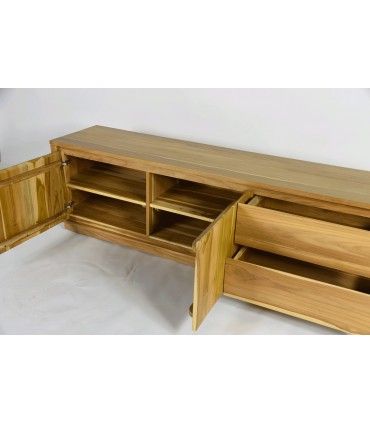 Mueble de Televisión nórdico Auren, abierto