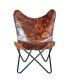 Silla Butterfly de cuero