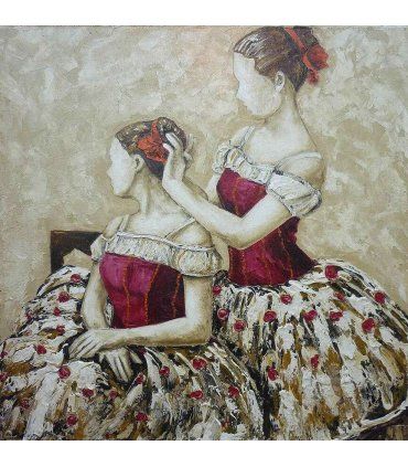 Bailarinas con tocado de Ámbar Muebles