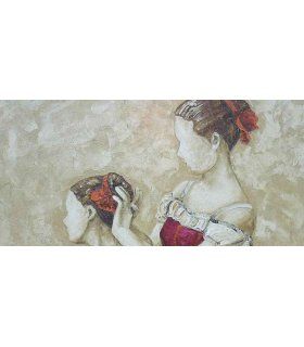 Bailarinas con tocado