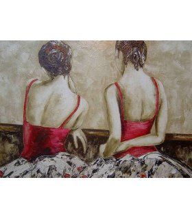 Bailarinas clásicas en barra