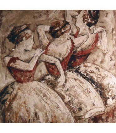 Cuadro tres bailarinas clásicas de Ámbar Muebles