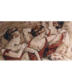 Cuadro tres bailarinas clásicas
