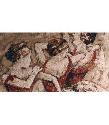 Cuadro tres bailarinas clásicas