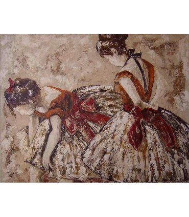 Cuadro bailarinas clásicas con lazo de Ámbar Muebles