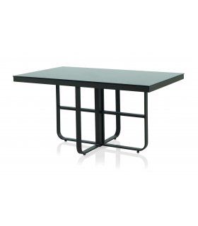 Mesa de aluminio para exterior Briseida