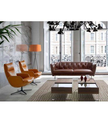 Sillón giratorio contemporáneo Tolten