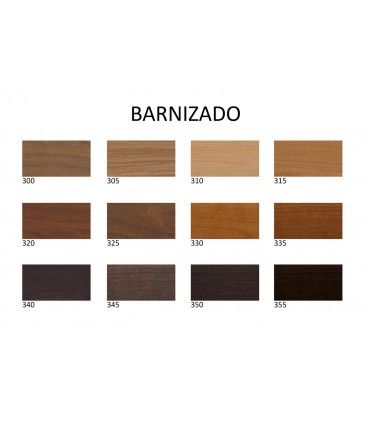 Acabados barnizados