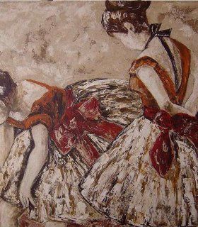 Cuadro bailarinas clásicas con lazo