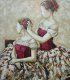 Bailarinas con tocado