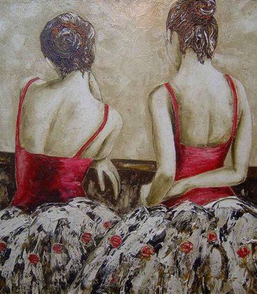 Bailarinas clásicas en barra