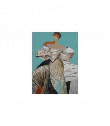 Cuadro Pintura Original Dama