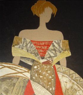 Cuadro Pintura Original Dama I
