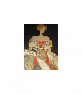 Cuadro Pintura Original Dama I