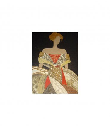 Cuadro Pintura Original Dama I