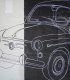 Cuadro Coche 600 Pintura Original, detalle