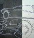 Cuadro Coche Cadillac Pintura Original, detalle