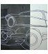 Cuadro Coche Cadillac Pintura Original