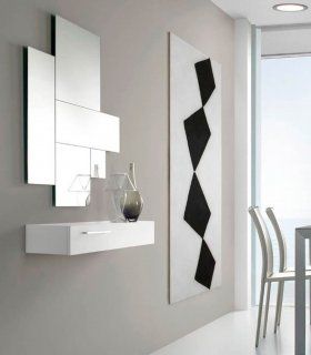 Recibidor De Diseño Lacado Blanco Xaloc