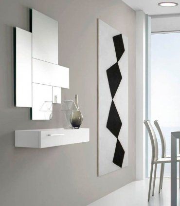 Recibidor De Diseño Lacado Blanco Xaloc