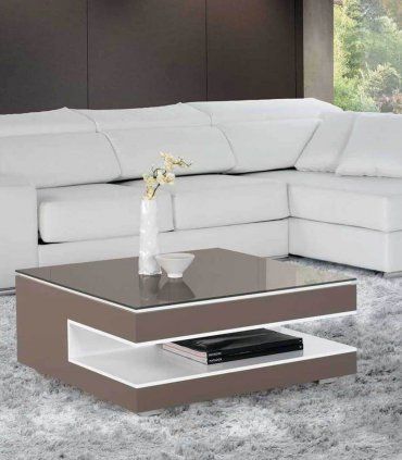 Mesa de centro elevable Aneu Cristal