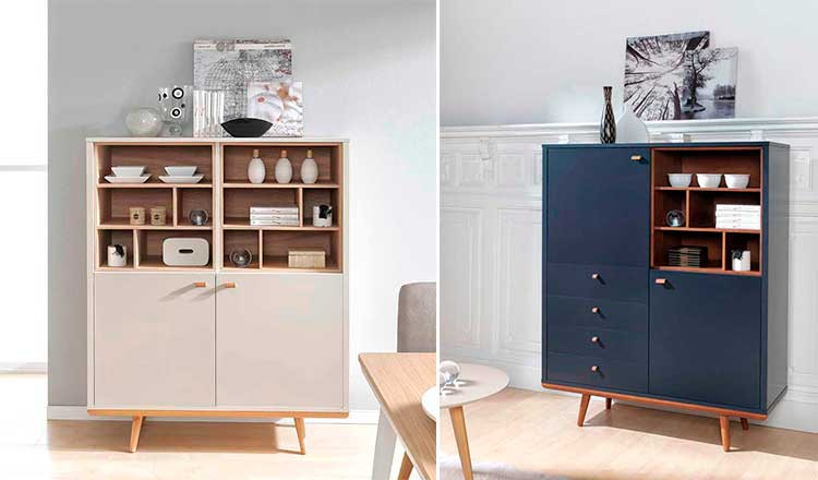 Aparador alto nórdico Abril | Ámbar Muebles
