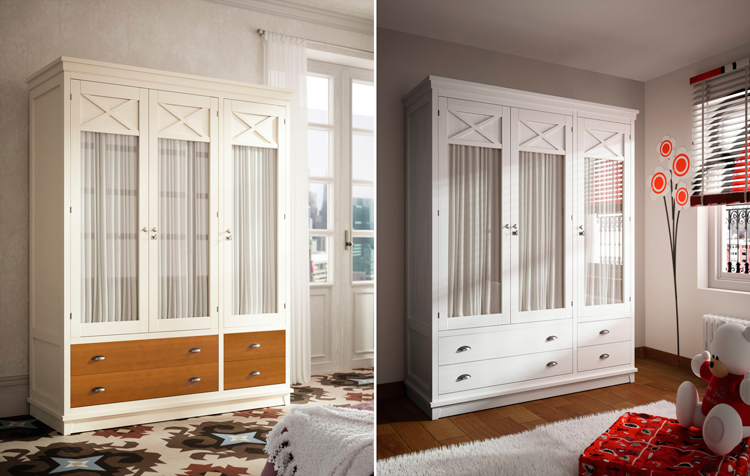 Armario Verona de 3 Puertas - Ámbar Muebles