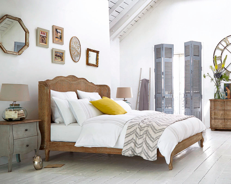 Cama bañera con plafones de rejilla - Inspiración vía Pinterest