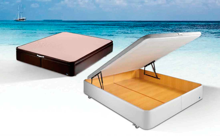 Canapé con ruedas - Madera tapizada - Ámbar Muebles