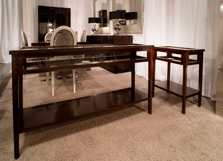 Vitrina expositora moderna Vemb - Ámbar Muebles
