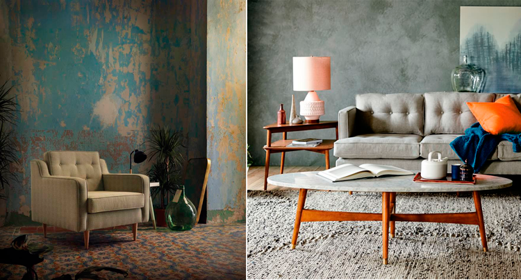 Sillón de diseño Yarí de Ámbar Muebles + Imagen de inspiración vía Pinterest