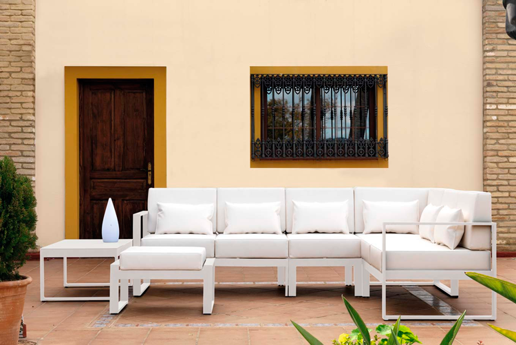 Sofá modular de jardín Nerja - Ámbar Muebles