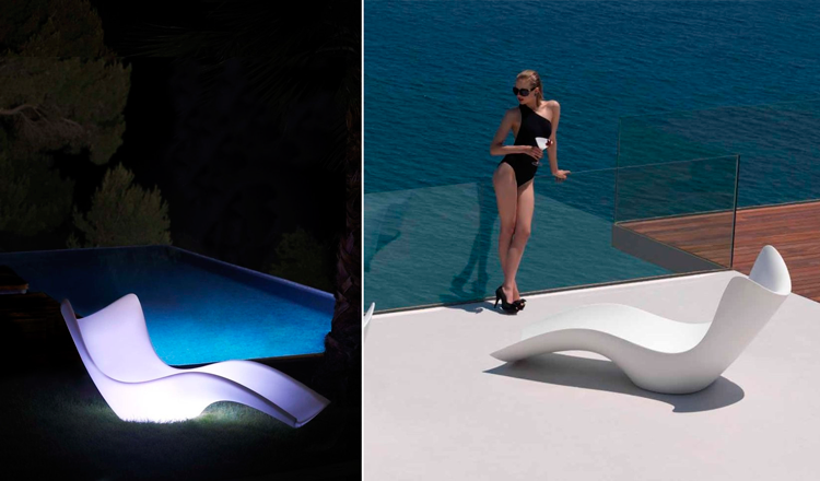 Tumbona de diseño Surf Vondom - Ámbar Muebles